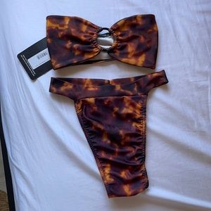 SOLD - PLT Tortoise Shell bikini TOP